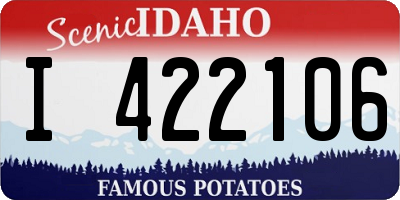 ID license plate I422106