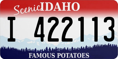 ID license plate I422113