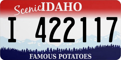 ID license plate I422117