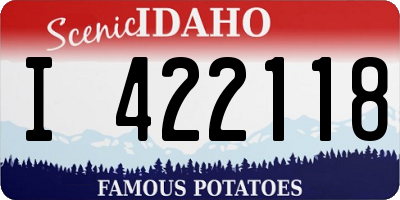 ID license plate I422118