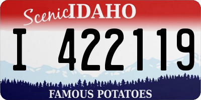 ID license plate I422119