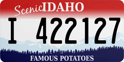 ID license plate I422127