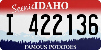 ID license plate I422136