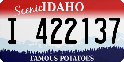 ID license plate I422137