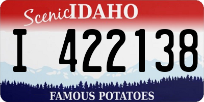 ID license plate I422138