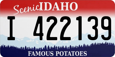 ID license plate I422139