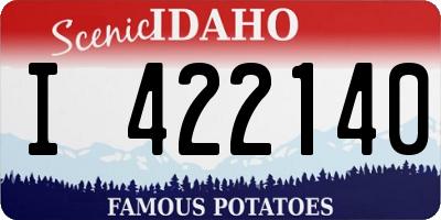 ID license plate I422140