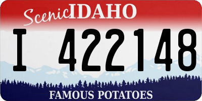 ID license plate I422148
