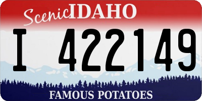ID license plate I422149