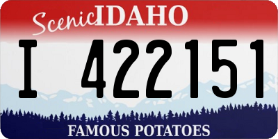 ID license plate I422151