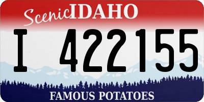 ID license plate I422155
