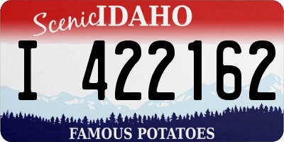 ID license plate I422162