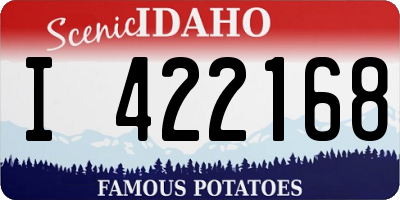 ID license plate I422168
