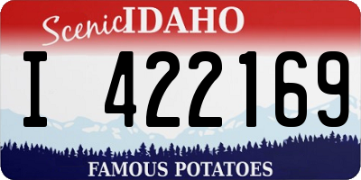 ID license plate I422169