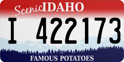 ID license plate I422173