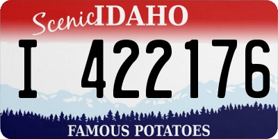 ID license plate I422176