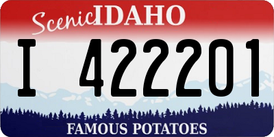 ID license plate I422201
