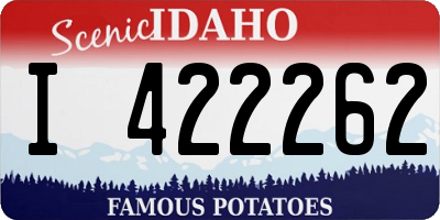 ID license plate I422262