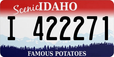 ID license plate I422271