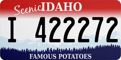 ID license plate I422272