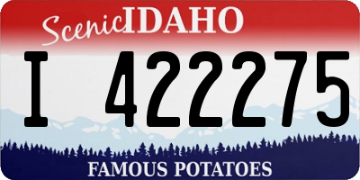 ID license plate I422275