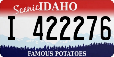 ID license plate I422276