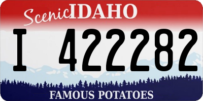 ID license plate I422282