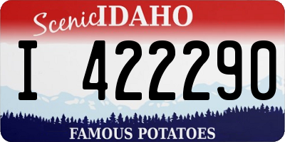 ID license plate I422290