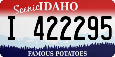 ID license plate I422295