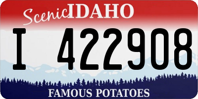 ID license plate I422908