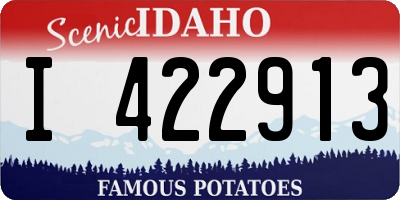 ID license plate I422913