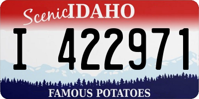 ID license plate I422971