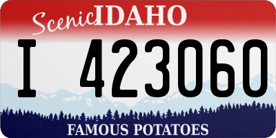 ID license plate I423060
