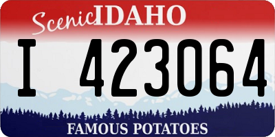 ID license plate I423064