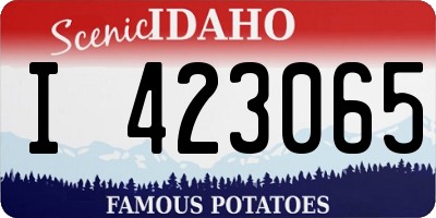 ID license plate I423065