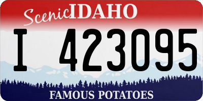 ID license plate I423095