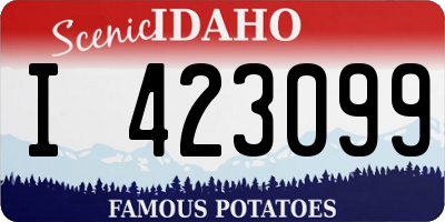 ID license plate I423099