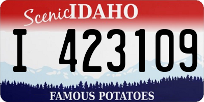 ID license plate I423109