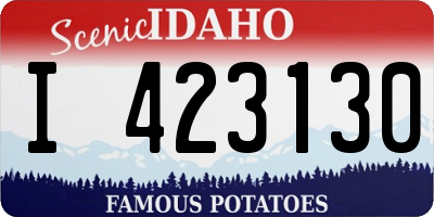 ID license plate I423130