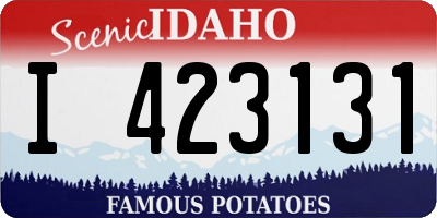 ID license plate I423131