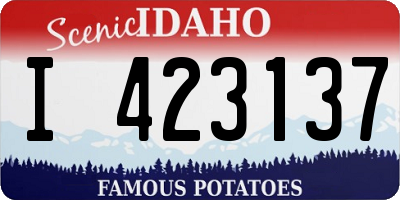 ID license plate I423137