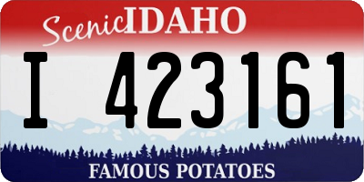 ID license plate I423161