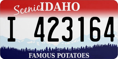 ID license plate I423164