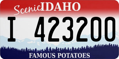 ID license plate I423200
