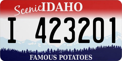 ID license plate I423201