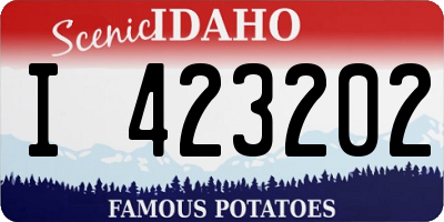 ID license plate I423202