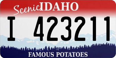 ID license plate I423211