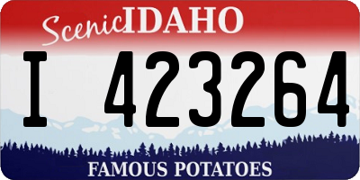 ID license plate I423264