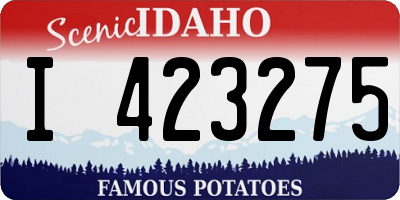 ID license plate I423275