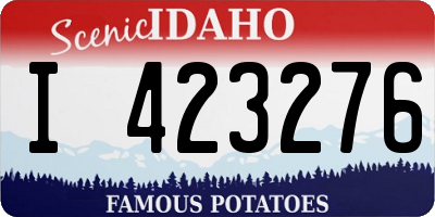 ID license plate I423276
